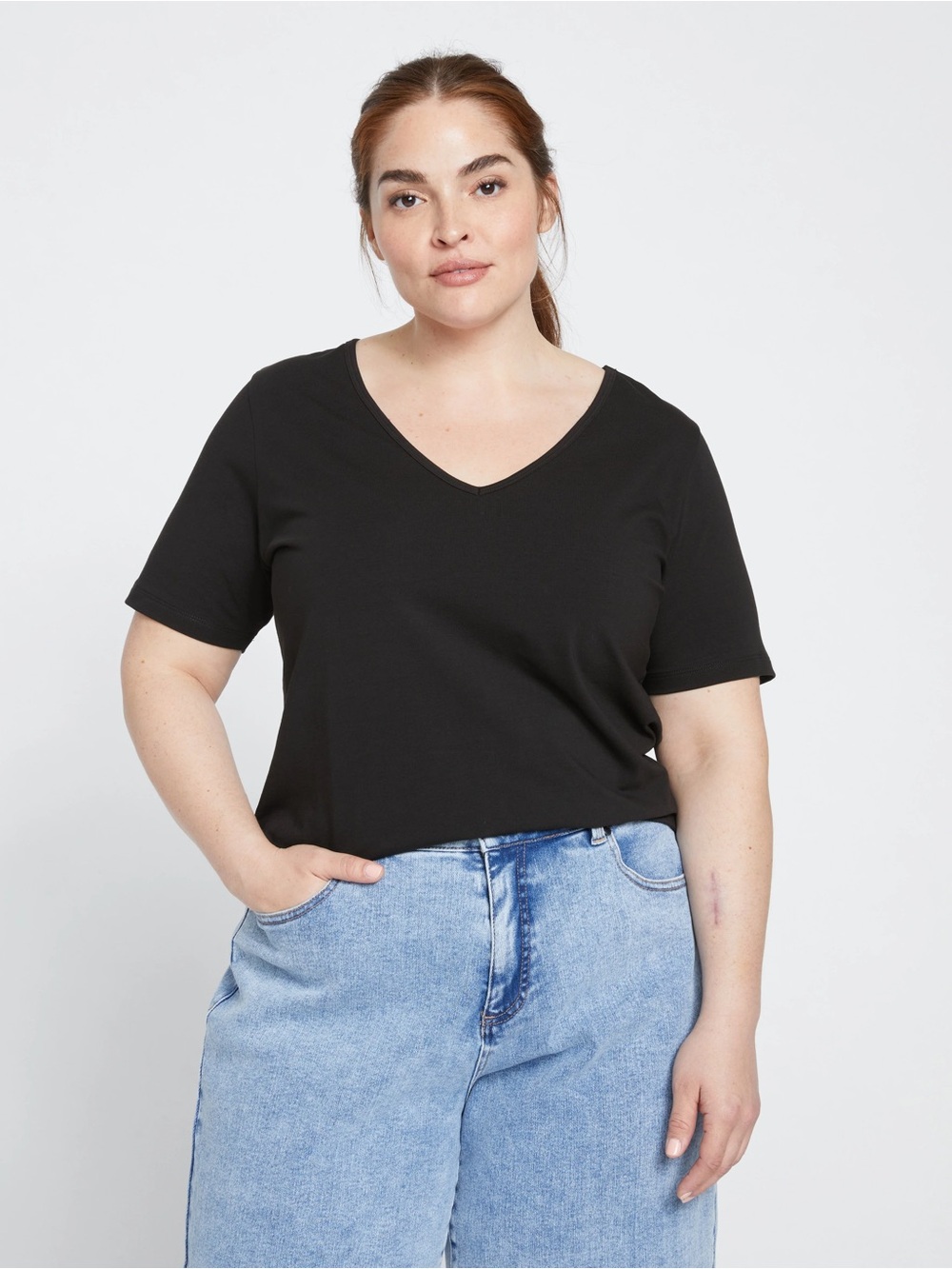 UNIVERSAL STANDARD / Double V Tee, L